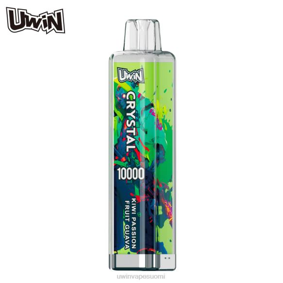 UWIN CRYSTAL 10 000 kertakäyttöistä höyryä kiivi passionhedelmä guava 64V228 - Uwin Vape Hinta