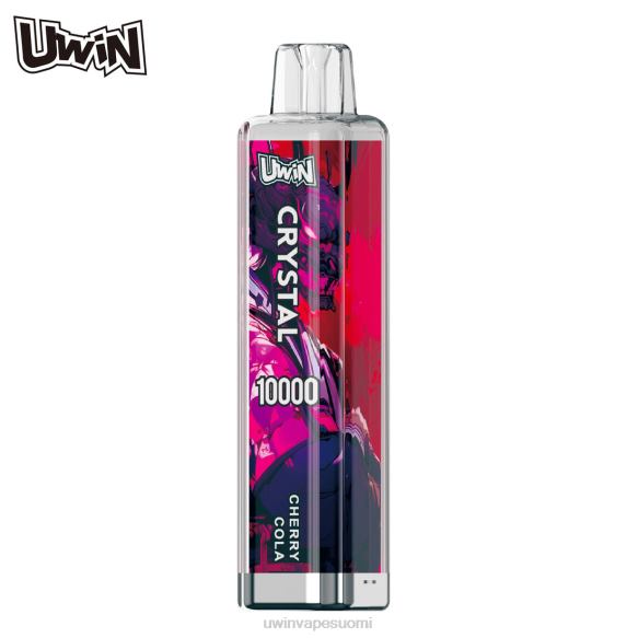 UWIN CRYSTAL 10 000 kertakäyttöistä höyryä kirsikka cola 64V2213 - Uwin Vape Arvostelu