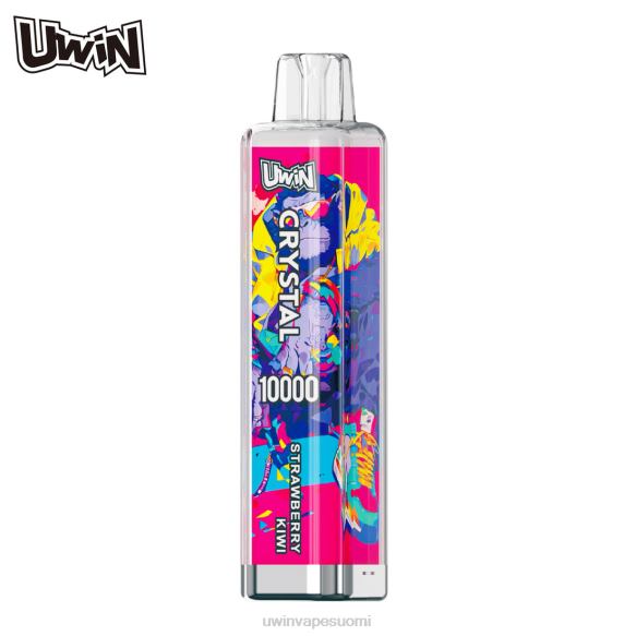 UWIN CRYSTAL 10 000 kertakäyttöistä höyryä mansikka kiivi 64V2211 - Uwin Vape Suomi