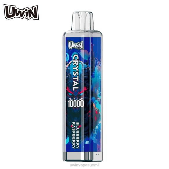 UWIN CRYSTAL 10 000 kertakäyttöistä höyryä mustikka vadelma 64V221 - Uwin Vape Suomi