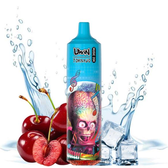 UWIN CRYSTAL 35k kertakäyttöinen vape kirsikka jää 64V2221 - Uwin Vape Suomi